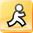 mail, instant, Messenger, Message, Aol, Chat Khaki icon