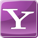 Logo, yahoo, search engine, square, Social, media, social media DimGray icon
