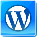 Blue, media, Wordpress, square, Logo, social media, Social DodgerBlue icon