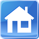 interface, house, buildings, Home RoyalBlue icon