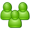 Users, group, team, Customers, people, Clients, staff, workers, friends, Command, men, managers YellowGreen icon