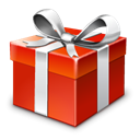 Box, christmas, giftbox, gift, birthday, Ribbon, package, product, present, free, Bow Black icon