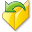 Close, Folder Gold icon