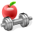 receipt, nutrition, sport, Fruit, diet, health, plan, meal, healthy, dietary, stamina, snack, dietetic, daily, Apple, meals, Eating, food, fitness Black icon