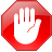 warning, Alert, Hand, ban, restrictive, Attention, Blocked, terminate, cancel, Block, Control, stop, Abort, locked Red icon