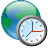 watch, minute, timer, time, global, history, Clock, hour SteelBlue icon