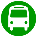 transportation, Bus Green icon