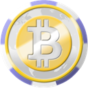 Casino, Bitcoin, coinsphere, Chip Gainsboro icon