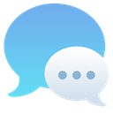 messages, Chat SkyBlue icon