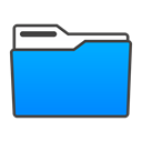 Folder, Close DodgerBlue icon