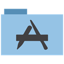appicns, Application, Folder SkyBlue icon