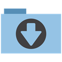 appicns, download, Folder SkyBlue icon
