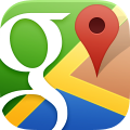 Maps, google RoyalBlue icon