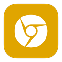 google, Metroui, Canary Orange icon