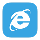 Explorer, internet, Metroui, 8 DodgerBlue icon