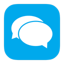 Messaging, Metroui DeepSkyBlue icon