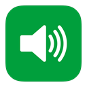 sound, Metroui ForestGreen icon
