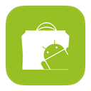 Flurry, Android, google, market YellowGreen icon