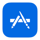 mac, App, Metroui, store DodgerBlue icon