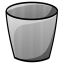 Empty, Bucket DarkGray icon