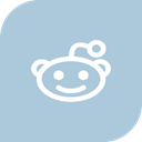 red dit, Reddit, reddit logo, social media LightSteelBlue icon