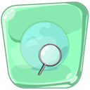 Browser, earth LightGreen icon