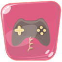 Game, entertainment, Games PaleVioletRed icon