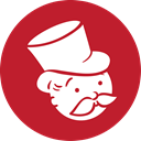 Monopoly, red Firebrick icon