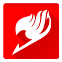Fairy tail, fairy, tail Red icon