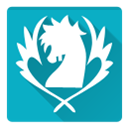 Fairy tail, Blue pegasus LightSeaGreen icon