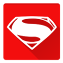 Man of steel, of, steel Red icon