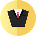 Consult, tuxedo, Suit SandyBrown icon