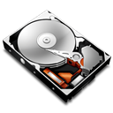 internal, Harddrive, Disc drive Black icon
