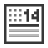 Agenda, Calendar DarkSlateGray icon