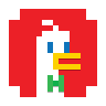 Duckduckgo Crimson icon