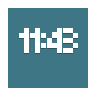 Clock, widget SteelBlue icon