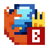 Firefox, beta Chocolate icon