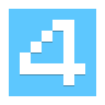Fourshared LightSkyBlue icon