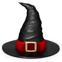 master, halloween, professional, scary, magic, Cap, wisdom, spooky, evil, Devil, creative, hat, wise, wizard, monster, witch, Wand, horror Black icon