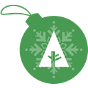 christmas, Forrst, Ball SeaGreen icon