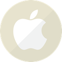 Mobile, technology, champagne, Communication, gold, Golden, Apple Gainsboro icon