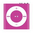 shuffle, pink, Apple, nano, ipod MediumVioletRed icon