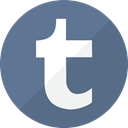 internet, social media, Communication, Social, Tumblr SlateGray icon