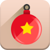 Christmas toy, new year Tan icon