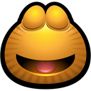 happy, monsters, monster, Dreaming, Emoticon, smiley, Avatar Goldenrod icon