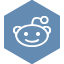 Reddit CadetBlue icon
