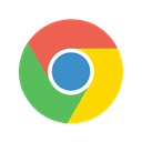 Social, google, chrome, Logo Black icon
