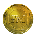 Money, coin, perfect, gold, perfectmoney DarkGoldenrod icon