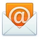 Email, open, Letter, @, mail Lavender icon
