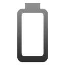 unplugged, nocharge, Battery Black icon